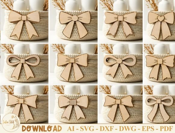 Download Wooden Bow Laser Cut File SVG Bundle - Laser Collection