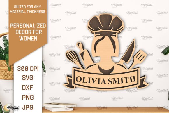 Download Personalized Decor for Women Laser Cut - Laser Collection