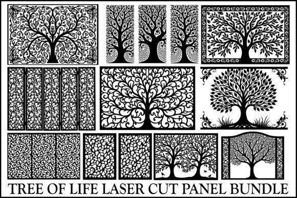 Download Tree of Life Laser Cut Panel Bundle - Laser Collection