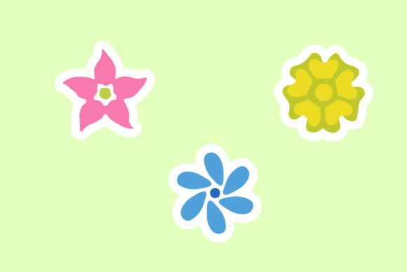 Download Bundle of Flower Sticker Designs - Premium Resources