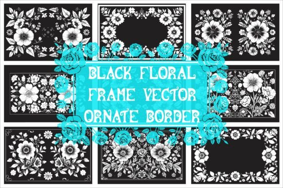Download Elegant Laser Cut Black and White Floral - Laser Collection