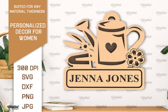 Download Personalized Decor for Women Laser Cut - Laser Collection