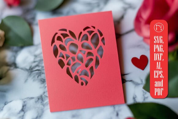 Download Paper Cut Valentine's Card SVG Cut File - Premium Resources