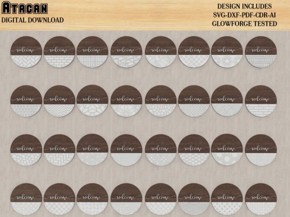 Download 32 Door Hanger Bundle, Laser Cut Designs - Laser Collection