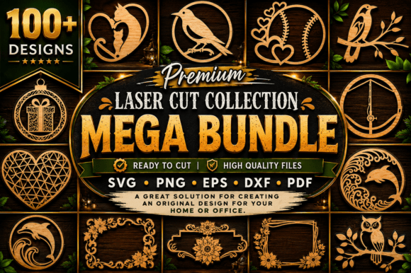 Download The Premium Mega Laser Cut SVG Bundle - Laser Collection