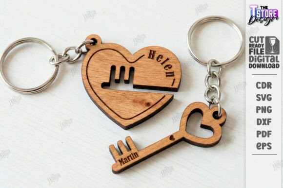 Download Family Name Keychains Laser Cut Kit |CNC - Laser Collection