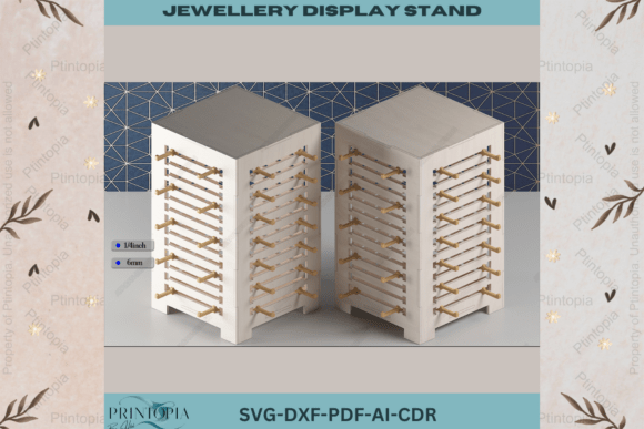 Download Laser Cut Jewelry Stand 259 - Laser Collection