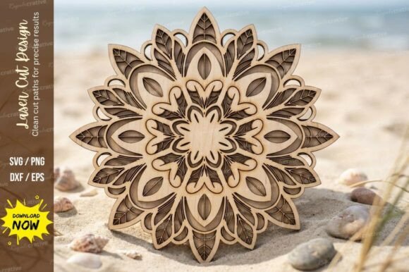 Download Floral Star Laser Cut SVG, Laser Cut Svg - Laser Collection