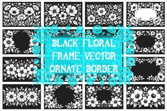 Download Elegant Laser Cut Black and White Floral - Laser Collection