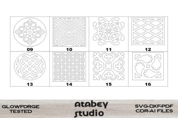 Download Wood Metal Coasters Laser Cutting Files - Laser Collection