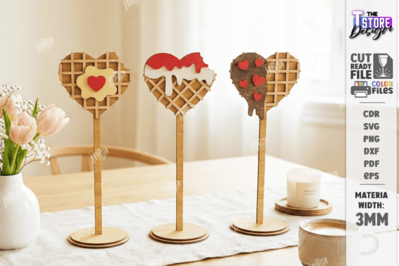 Download Love Table Decor Stand Laser Cut Kit SVG - Laser Collection