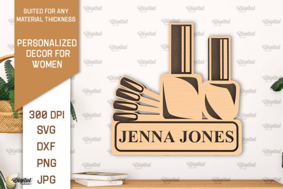 Download Personalized Decor for Women Laser Cut - Laser Collection