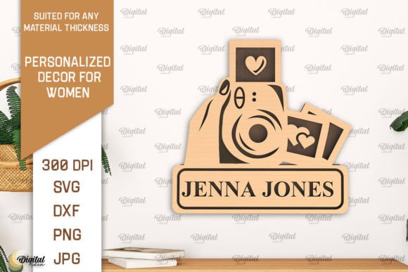 Download Personalized Decor for Women Laser Cut - Laser Collection