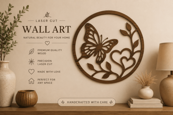 Download Butterfly Wall Art SVG,Laser Cut Files - Laser Collection