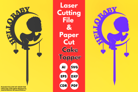 Download Baby Birthday Cake Topper, Svg Laser Cut - Laser Collection