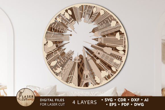 Download Multilayered&nbsp;World&nbsp;Laser Cut File - Laser Collection