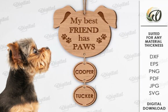 Download Pet Personalized Decor Laser Cut - Laser Collection
