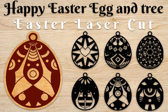 Download Happy Easter Egg Laser Cut SVG - Laser Collection