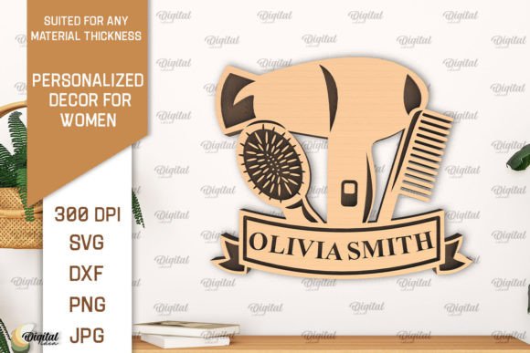 Download Personalized Decor for Women Laser Cut - Laser Collection