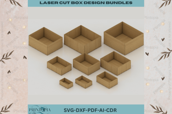 Download Laser Cut Box Bundle 278 - Laser Collection
