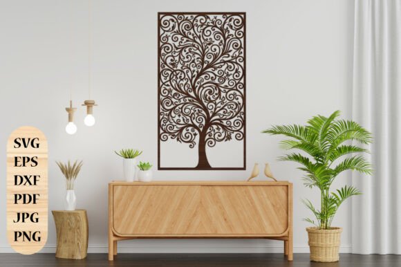 Download Decorative Tree Laser Cut File - Laser Collection