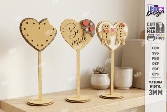 Download Love Table Decor Stand Laser Cut Kit SVG - Laser Collection