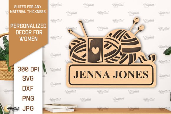 Download Personalized Decor for Women Laser Cut - Laser Collection